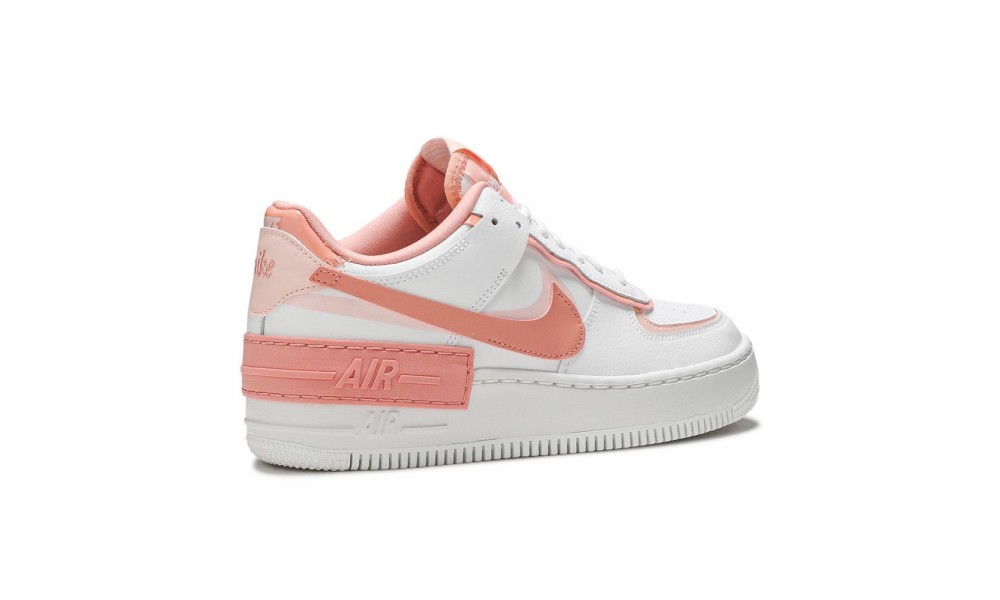 Nike air force shop white and pink